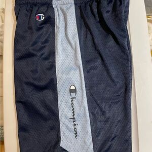 Champion Mens Dark Blue and Light Blue Mesh Shorts